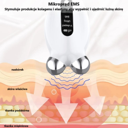 EMS masażer do twarzy i szyi – lifting i poprawa owalu