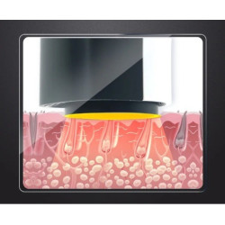 Lampa LED liftingująca do twarzy – żółte światło