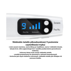 Pióro laserowe do usuwania pieprzyków i przebarwień