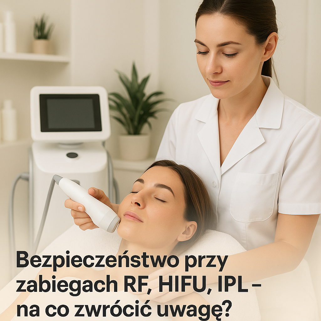 Bezpieczeństwo przy zabiegach RF, HIFU, IPL – na co zwrócić uwagę?